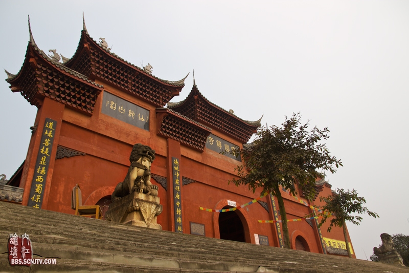内江宁国寺景点吸引外来客,引领内江旅游经济的快速发展