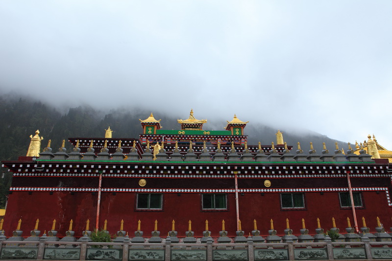 *雨拍德格竹庆寺*