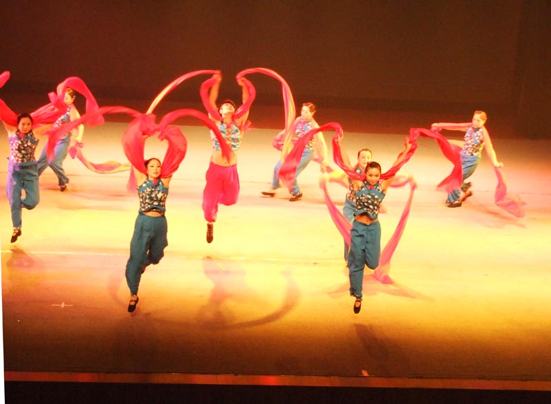 金秋乐中老年舞蹈大赛上的金奖黄河 - 南部