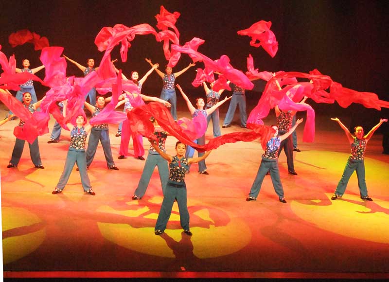 金秋乐中老年舞蹈大赛上的金奖黄河 - 南部