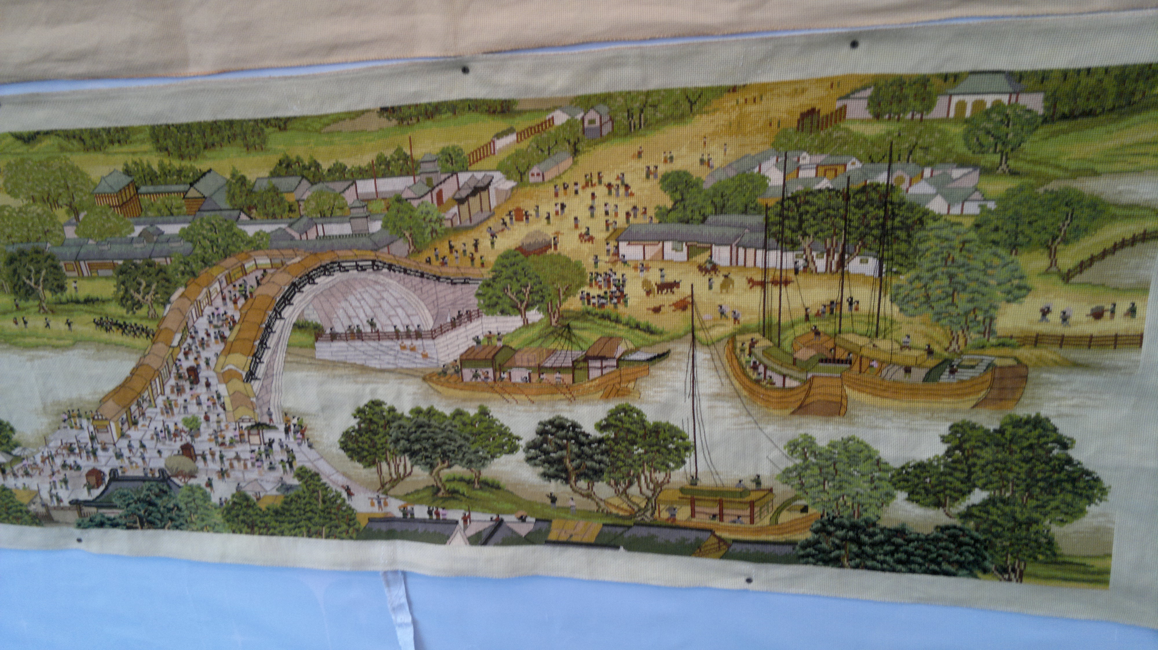 <em>巴山妹</em>绣出50万不卖的《清明上河图》 - 巴中论