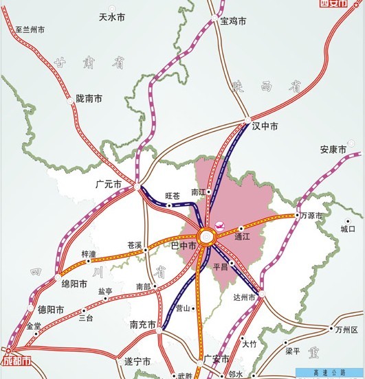 巴中 南充 广安 重庆 高速路开工了高清图片