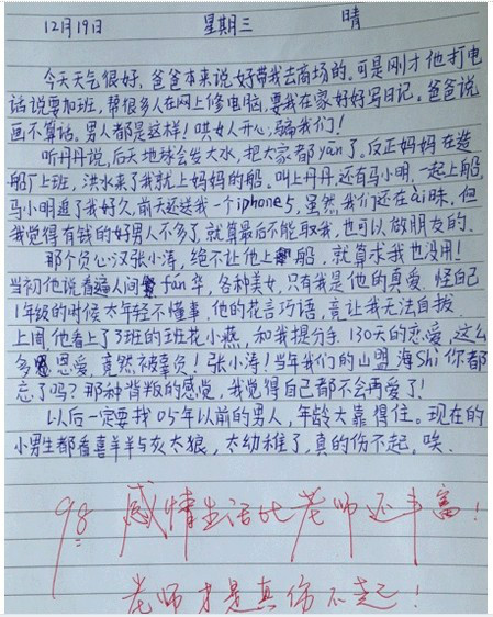 小学生 搞笑 试卷和 日记  - 南江论坛 - 四川论坛-麻