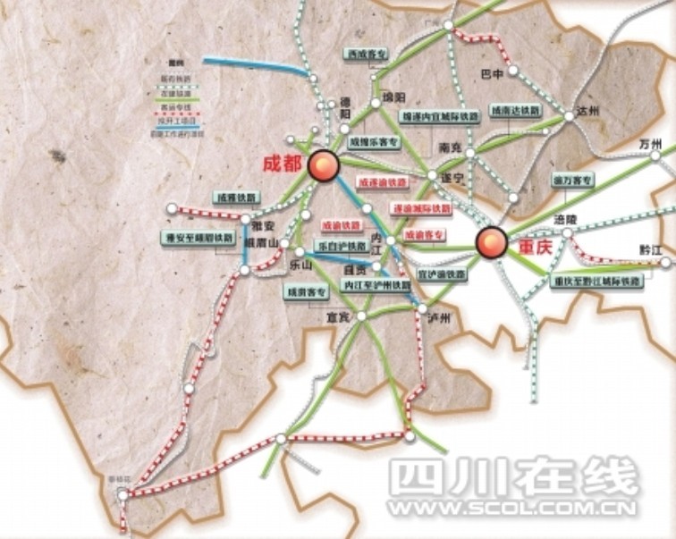 四川·南充交通规划图
