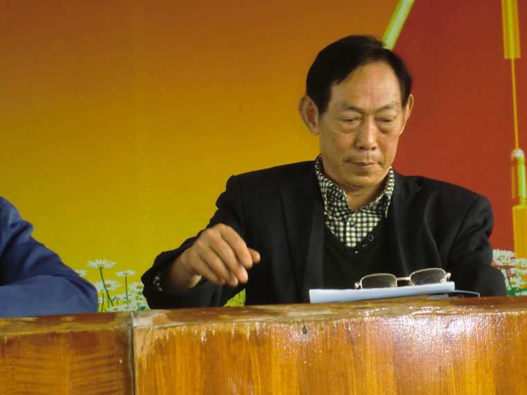 沙河镇老协今天召开重阳庆祝会(姚文长)