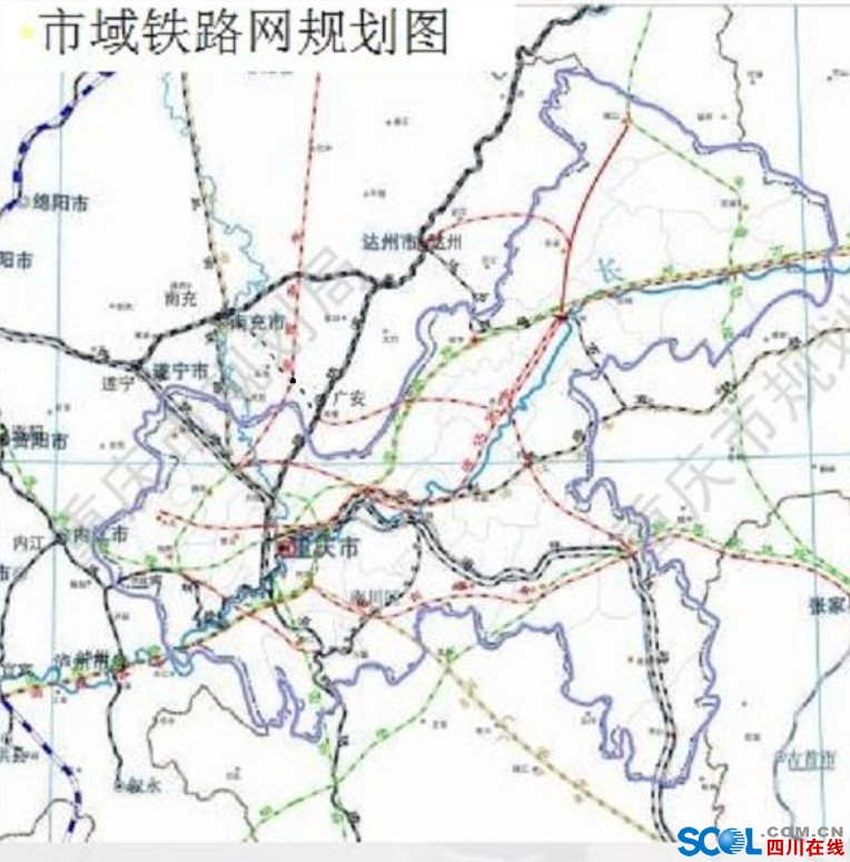 如题      重庆市高铁规划图图片