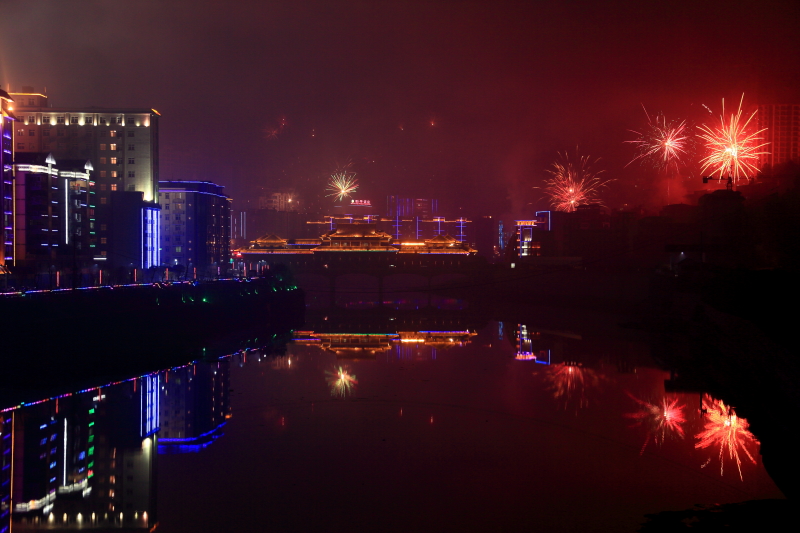 号称四川夜景不错的县城巴中市南江县