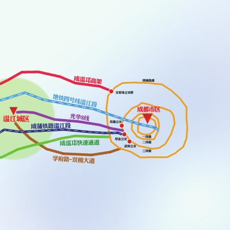 2011年,光华8线温江区境内工程动工建设,由于拆迁等各方面问题导致了