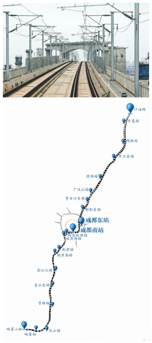 川内第一条高速铁路来了!德阳离成都越来越近