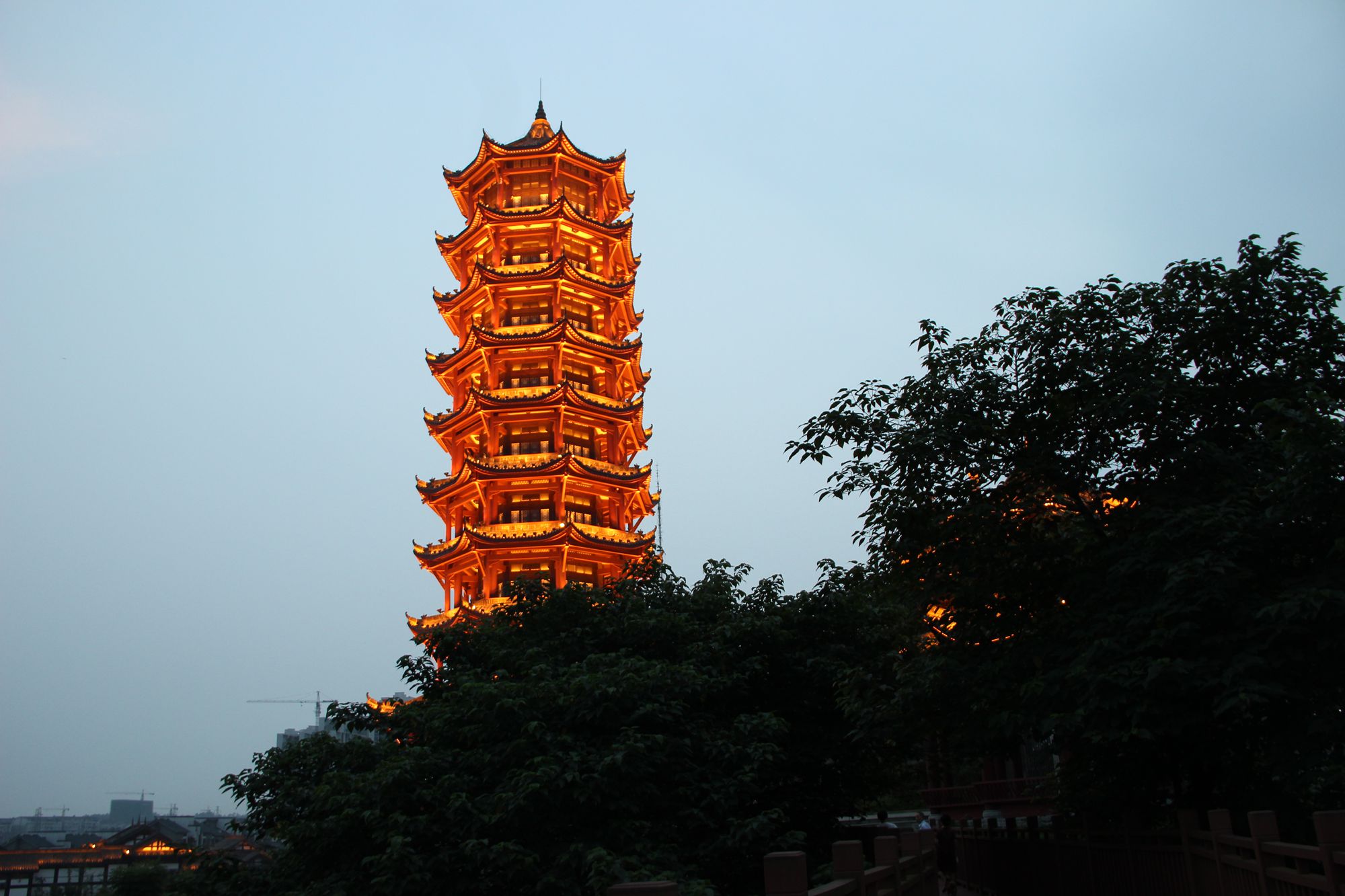 隆昌县北关景区的标志性建筑!