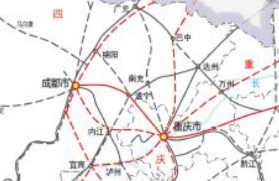 重庆一广安高铁规划图,广安前锋区未来规划图,广安高铁东站_大山谷