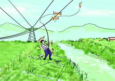 南充男子钓鱼误碰高压线身亡 供电公司称无责任