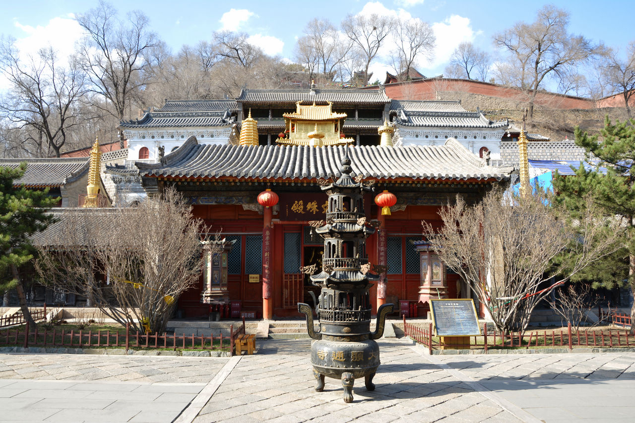 晋北佛教圣地五台山寺庙风光