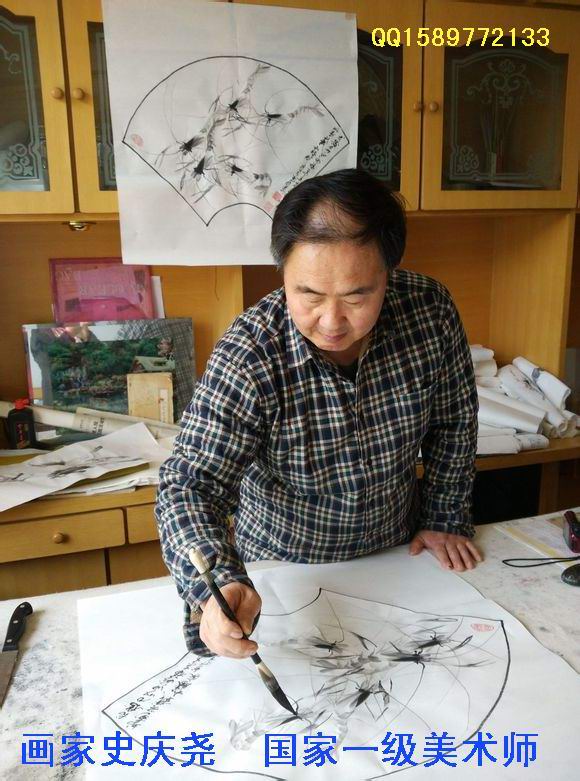 画家史庆尧虾画作品欣赏