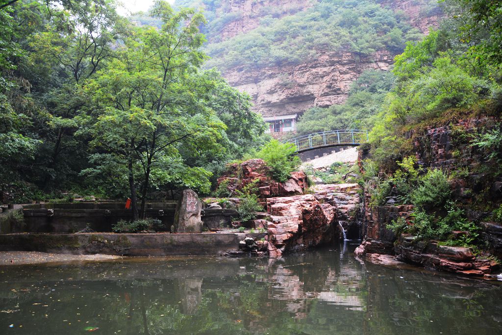 北京湖洞水景区风光