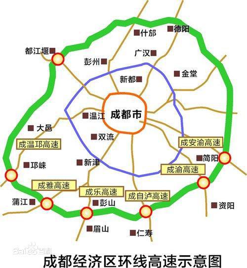 至于修建进度,他介绍称,成都第三绕城高速共有东,南,西,北4个标段