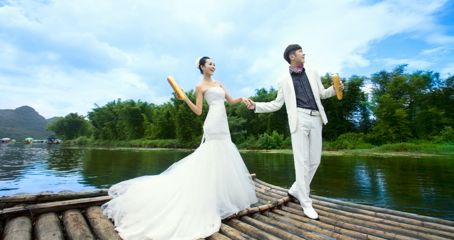 桂林山水婚纱照
