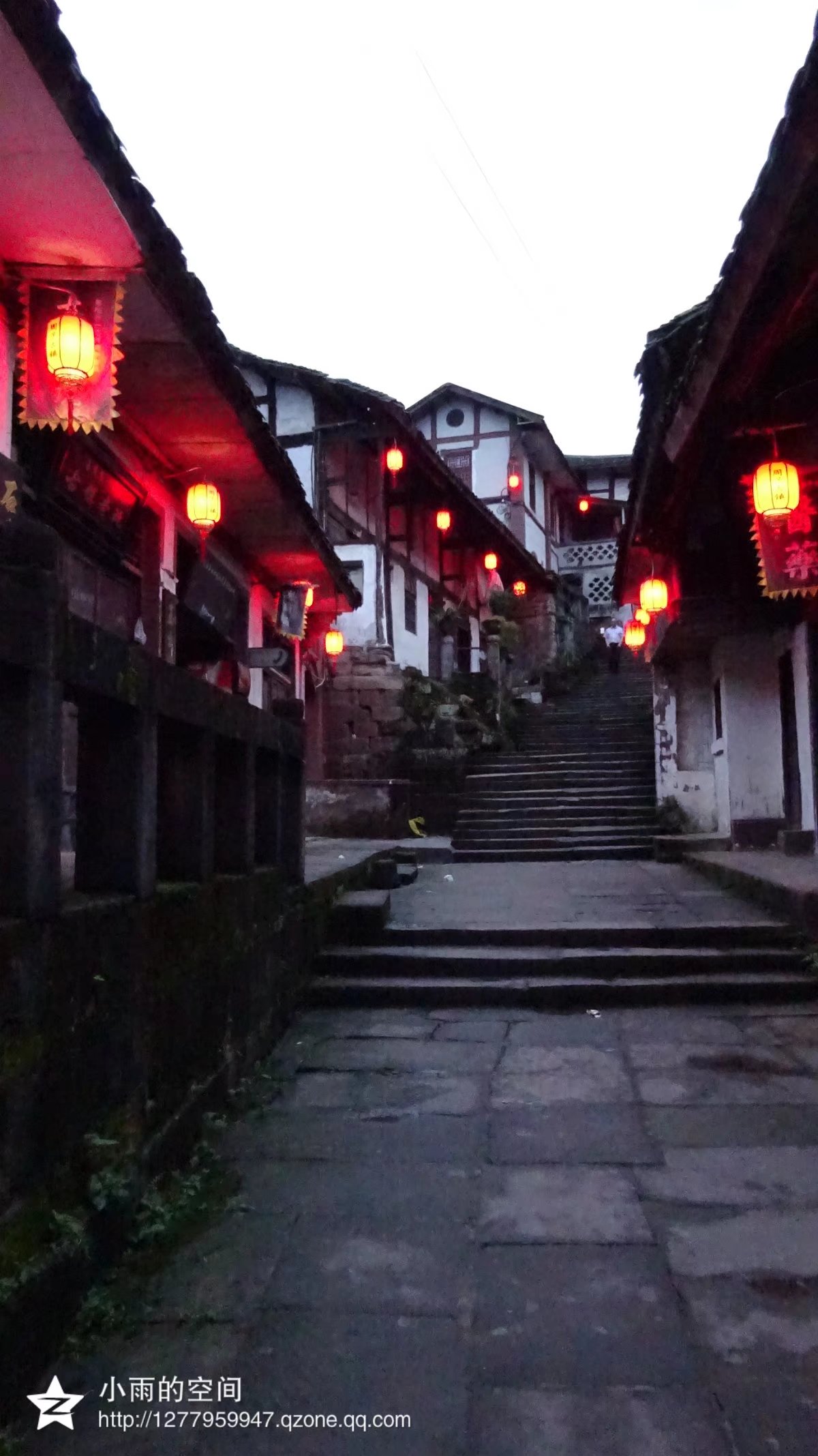 古镇黄昏