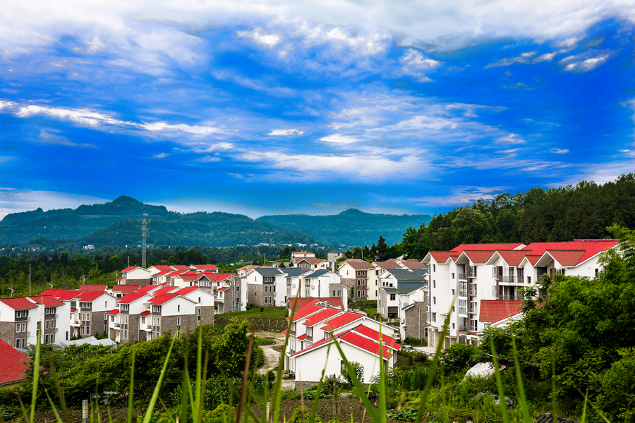 【五 彩 巴 中】美丽的恩阳区柳林镇乡村景色