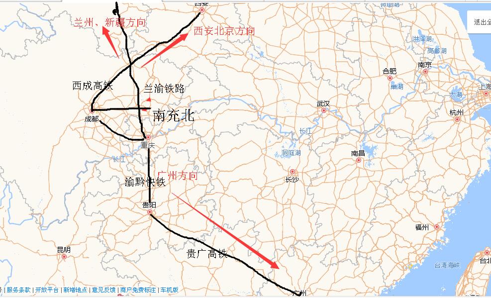 今年川渝高铁大收获,南充准备好了吗图片