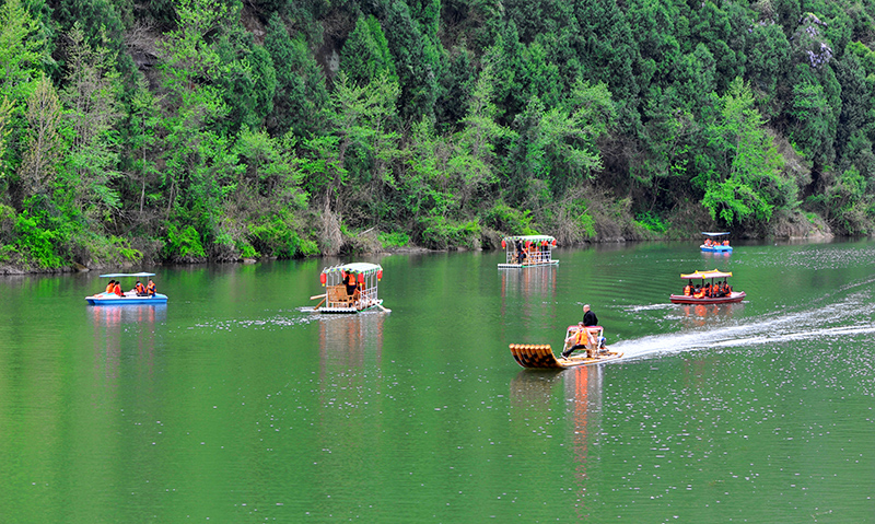 南部县又一大好看好玩的好去这是升钟湖娲仙谷景点
