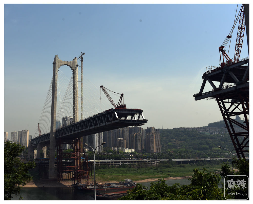 【原创】建设中的重庆红岩村嘉陵江大桥