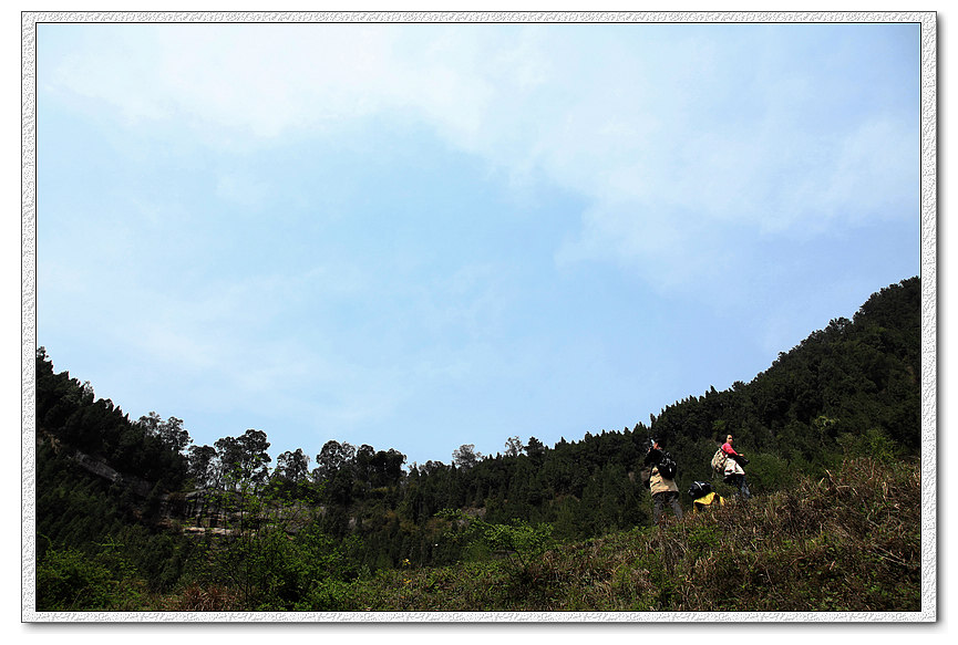 西充县百福寺后山令人陶醉的风光