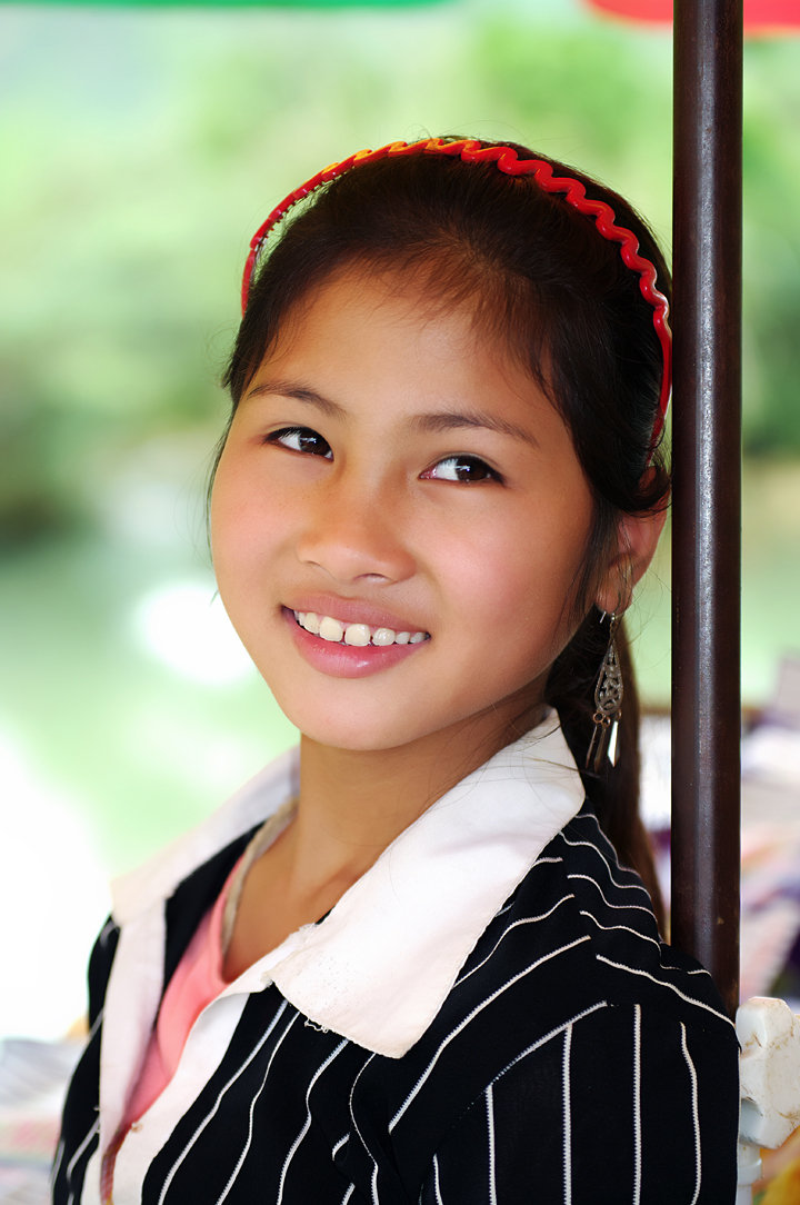 漂亮的越南小女孩