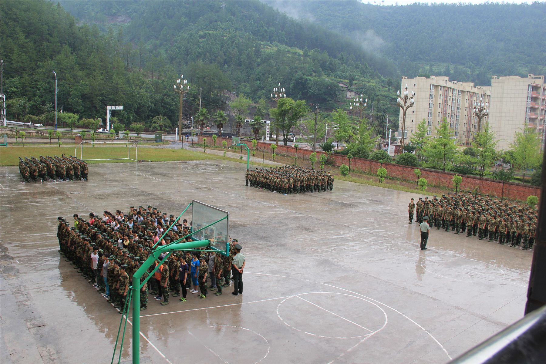 南江二中高2014级军训剪影-南江论坛-麻辣社区 四川第一网络社区 你的