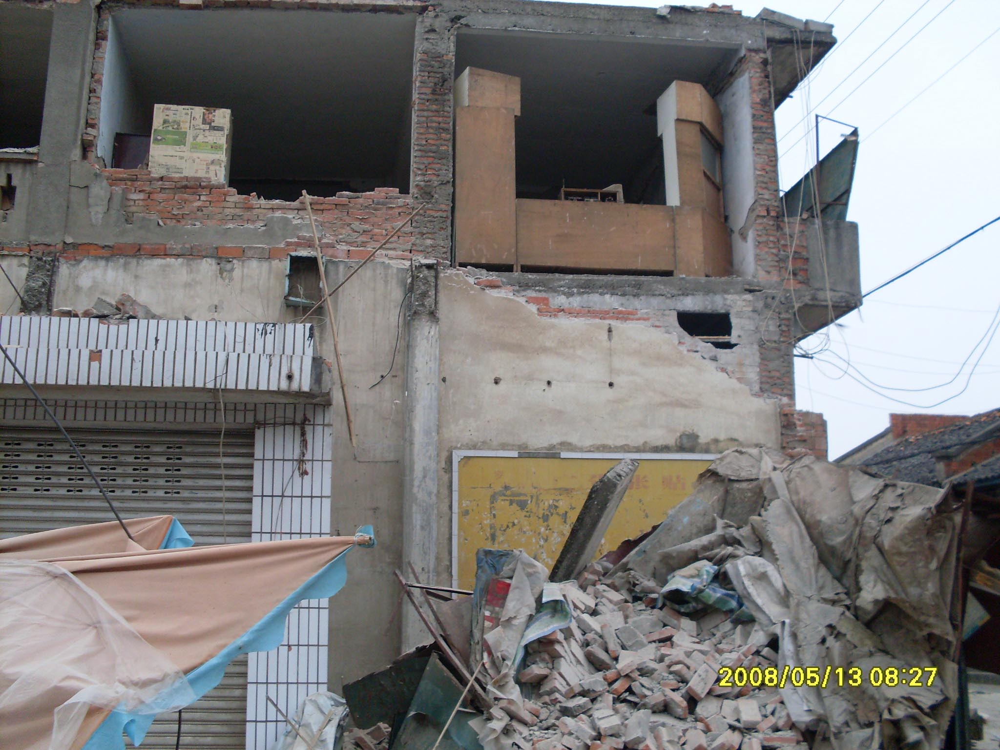 还有什么天理见罗江县重灾区金山镇