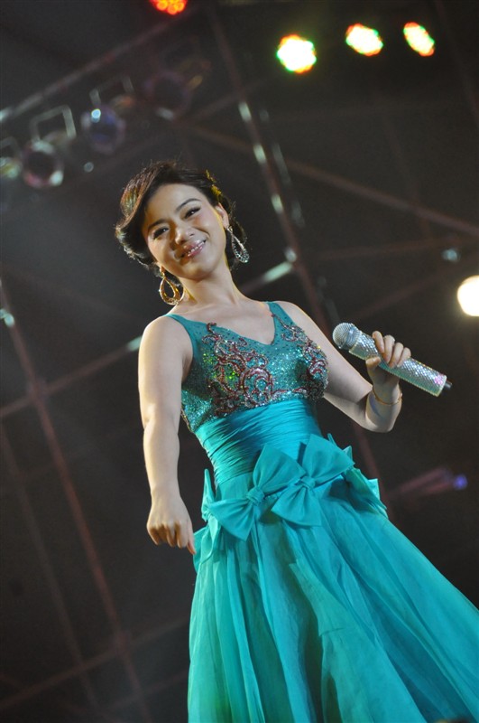 南充建新之夜,陈思思演唱会