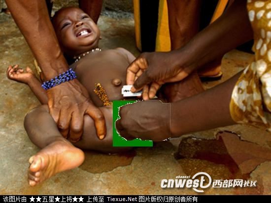 非洲血腥割礼 好残酷的习俗!胆小者勿入!