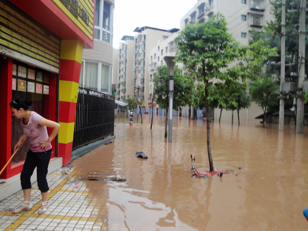 我看到的巴河洪水