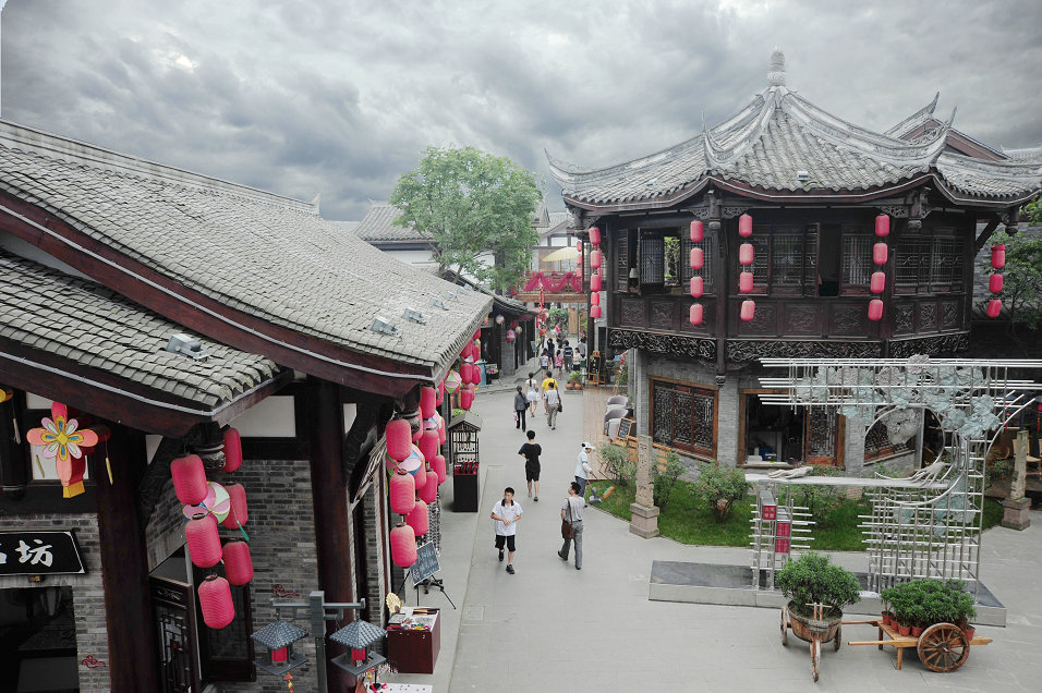 平乐古镇平沙落雁