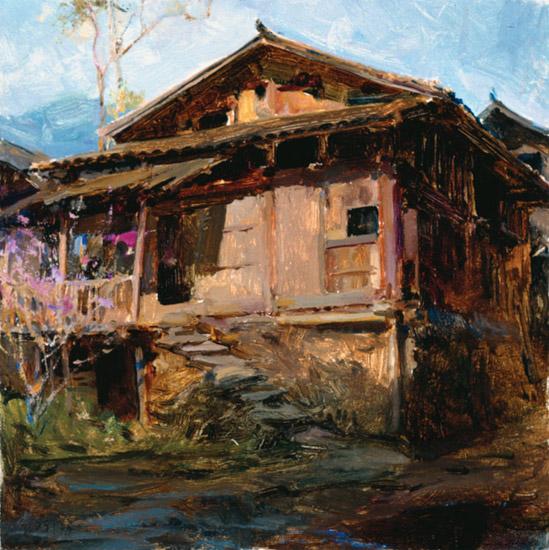 (转载)旅美画家张文新绘画作品欣赏(5)