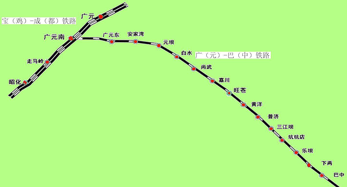 依山傍水的广巴铁路,多图报播!