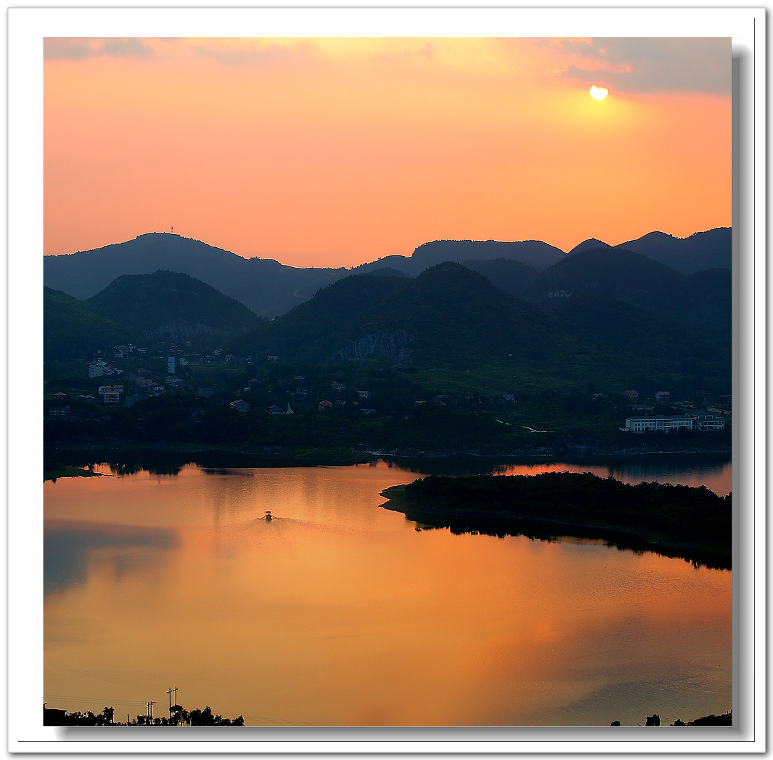 大美紅山(廣安華鎣山,天池湖,嘉陵江)