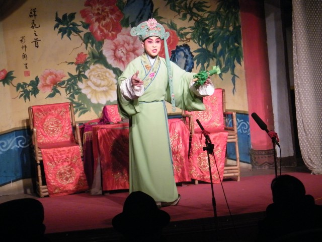 群英川剧团高腔戏踏伞郭光富唐清菊20121222温江