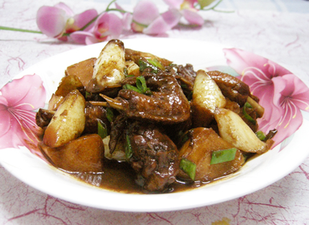 [私房菜] 豆瓣茭白鸡块