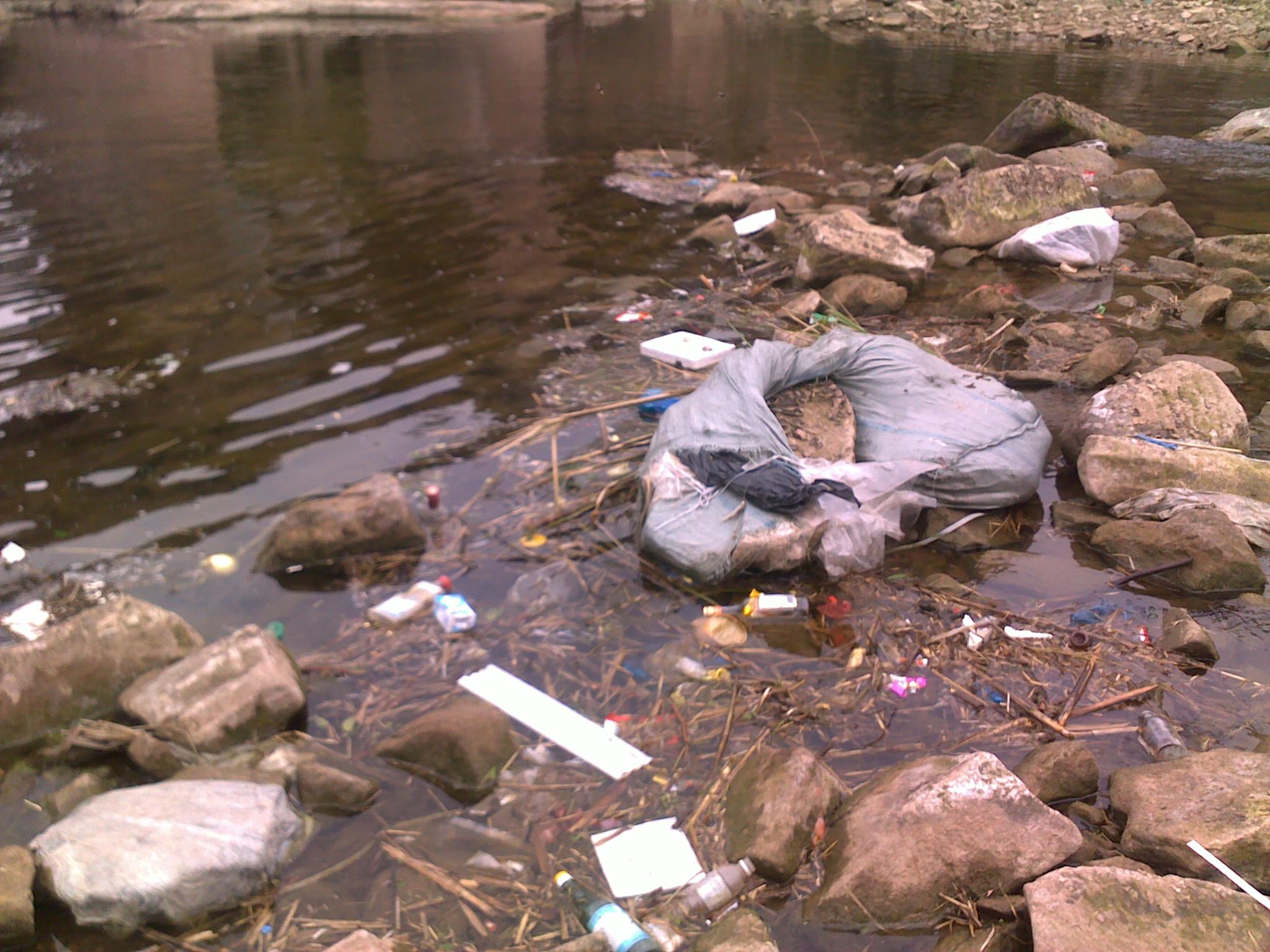 三元水上垃圾场实图
