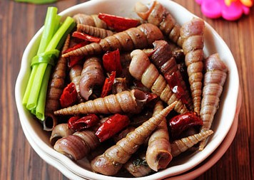 [私房菜] 辣炒锥螺