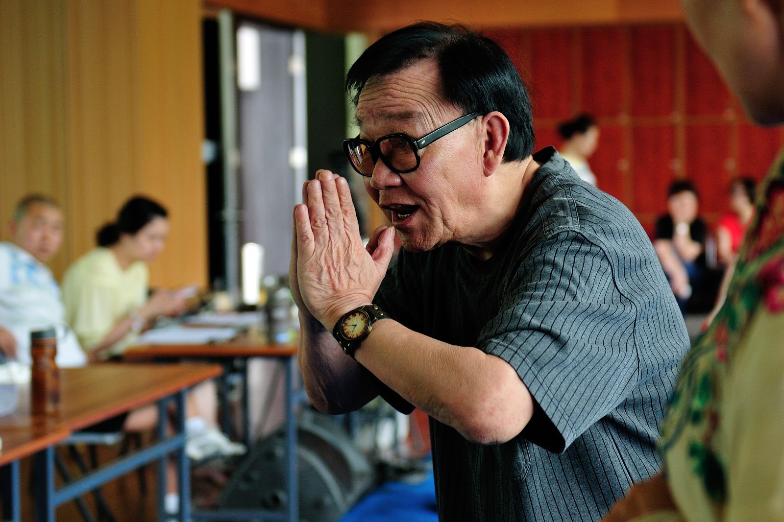 《玉簪记》排练日记   18,导演谢平安