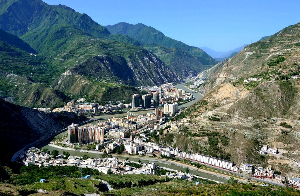 今日汶川新面貌