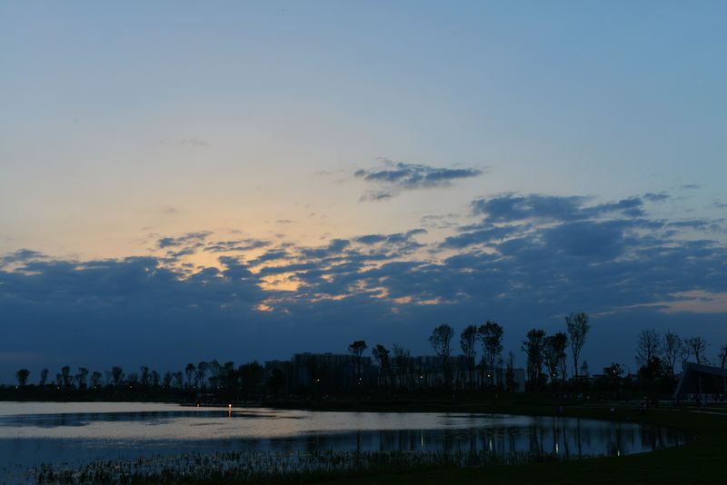 夕陽下的成都錦城湖公園-麻辣攝影-麻辣社區 四川第一網絡社區 你的