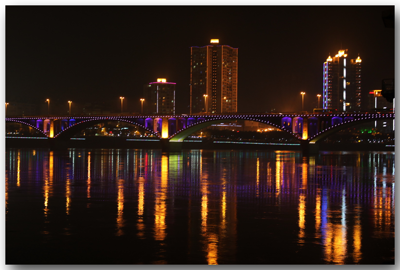 内江-沱江夜景-麻辣摄影-麻辣社区