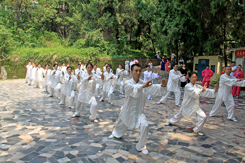 盐亭县太极拳协会成立八周年活动撷英