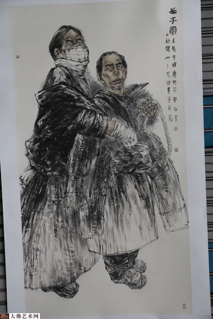 毕业于川美的乐山艺术家-李开能艺术简历