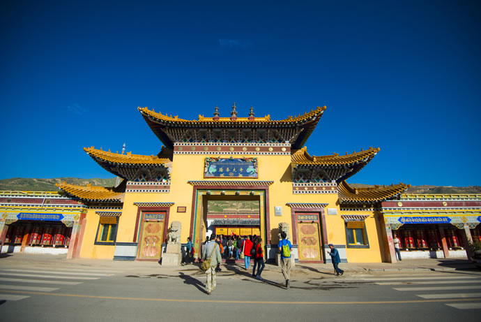 走进金色热贡看大师绘制唐卡感受惊心动魄的原始宗教血祭活动