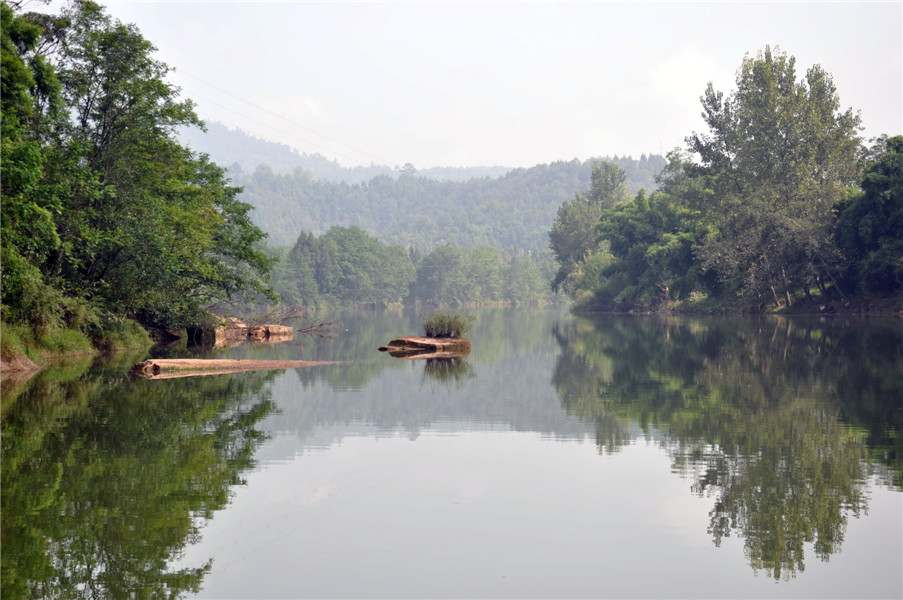 阆中构溪河湿地