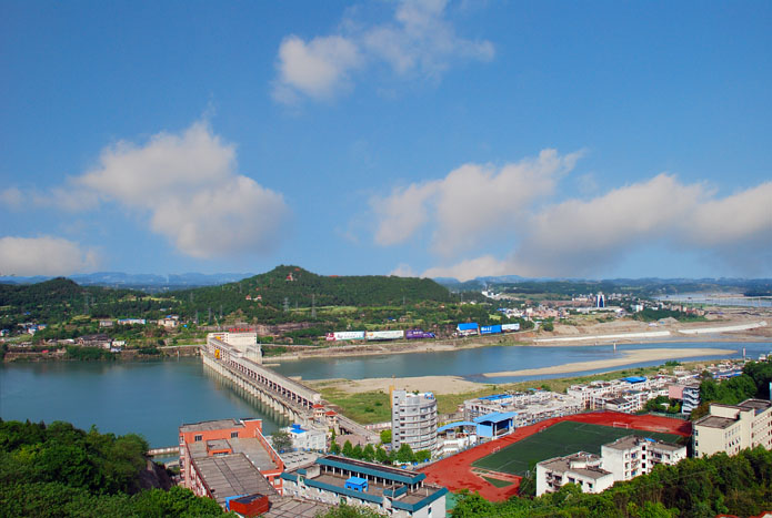 南部中学新旧全貌图